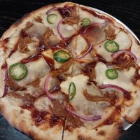 BBQ Chik'y Pizza at Dead Bird Brewing in Milwaukee