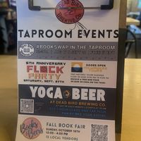 Events  at Dead Bird Brewing in Milwaukee