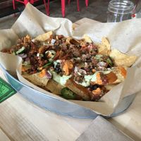 Nachos at Dead Bird Brewing in Milwaukee