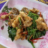 Mushroom crispy stir fry    at Vegetarian Eatery อารหารเจ ร้านสำหรับเจ in Ayutthaya