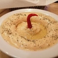 spicey garlic hummus at Hummus Heads in Bangkok