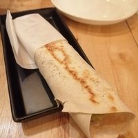 Falafel wrap at Hummus Heads in Bangkok