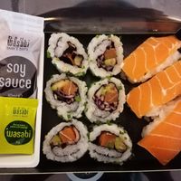 Vegan salmon set at Wasabi - Oxford St in London