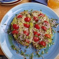 Avocado Bread at Isegrim in Muenster