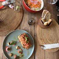 Focaccia and Italian salad  at Mama Pizza in 