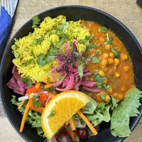 Punjabi Adraki Cholle very goodd  at The Chakra Lounge in Buxton