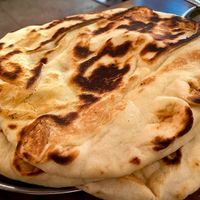 Naan (put on the grill without butter)  at Chai Pani in Asheville