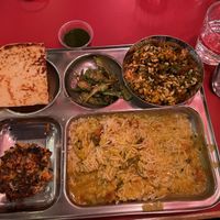 Vegan buffet   at Chai Pani in Asheville