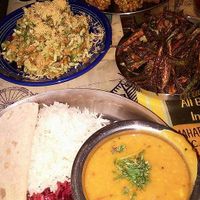 A little bit of everything! at Chai Pani in Asheville