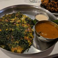 Vegetable Uttapam at Chai Pani in Asheville