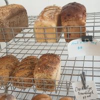 Sourdough vegan bread at Grist Artisan Bakers Wesley Hill in Castlemaine