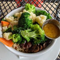 Steamed veggie Buddha bowl. at Galaxy Cafe in Austin