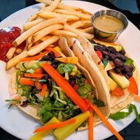 Veggie wrap at Galaxy Cafe in Austin