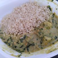 Green curry at Food Atelier in Tilburg