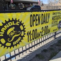 Outside at Handle Bar in Salt Lake City