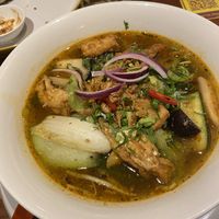 Spicy noodle soup - to die for 🤤   at Sen Viet Vegan in East London