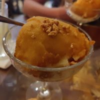 Deep fried Ice Cream at Sen Viet Vegan in East London