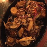 Tofu and mushrooms (if you love mushrooms, you have to take it!)  at Sen Viet Vegan in East London