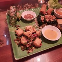 Sharing platter at Sen Viet Vegan in East London