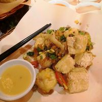 Crispy tofu at Sen Viet Vegan in East London