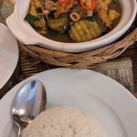 Green banana and tofu at Sen Viet Vegan in East London