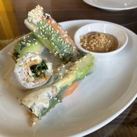 Summer roll  at Sen Viet Vegan in East London