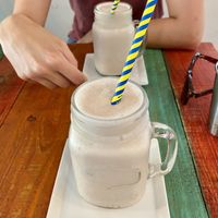 Vegan shake at Bliss Cafe in Oistins