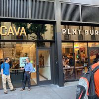 Front; note that this place is in between Plnt Burger and Botaniste at CAVA - 42nd in New York City