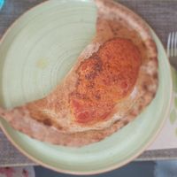 Calzone Stagione (Tomato, Vegan Mozzarella, Vegetables) at Pizzeria Controvento in Olginate