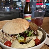 The “everything” dish  at Hummusson in Malmo