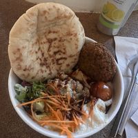 Hummus, Pitta and Falafel Bowl  at Hummusson in Malmo