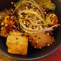 Saldlt and pepper tofu at The Tramshed in Sheffield