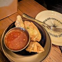 Dumplings at The Tramshed in Sheffield