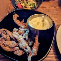 Mushroom dippers at The Tramshed in Sheffield