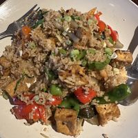 Spicy basil fried rice  at Singha Thai Cuisine in Moab