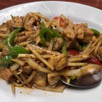 Spicy bamboo w tofu  at Singha Thai Cuisine in Moab