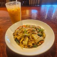 drunken noodles vegan at Singha Thai Cuisine in Moab