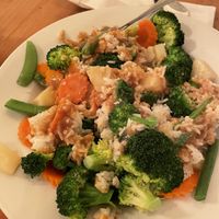 Vegan Thai Peanut rice  at Thai Chili in Ouray