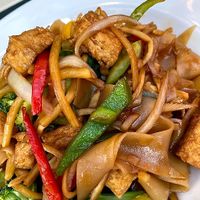 Drunken noodles with tofu.  at Thai Chili in Ouray