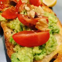 Avocado toast  at Story Coffee Roasters in Hiroshima