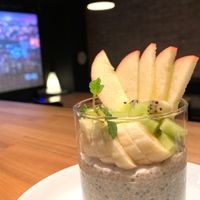 Chia Seed Pudding  at Story Coffee Roasters in Hiroshima