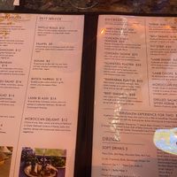 Menu is marked vegan or vegetarian. Many options  at Jerusalem in Myrtle Beach