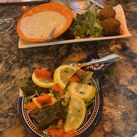Falafel and grape leaves  at Jerusalem in Myrtle Beach