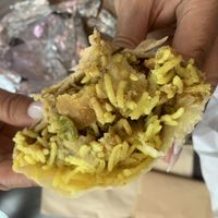 Hella vegan wrap   at Curry Up Now in Sacramento