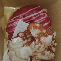 Apple fritter and marionberry at Dough Hook in Salem