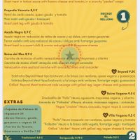 Three special vegan arepas  at Tumatey in Barcelona