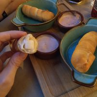 Tequeños veganos at Tumatey in Barcelona