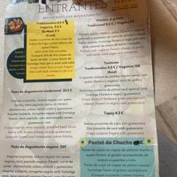 Menu  at Tumatey in Barcelona