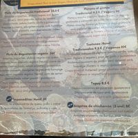 Menu  at Tumatey in Barcelona