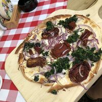 Veganer Flammkuchen  at Zum Alten Turm in Hennef